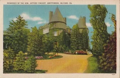 Postcard Residence Hon Gifford Pinchot Greytowers Milford PA  • $16.01