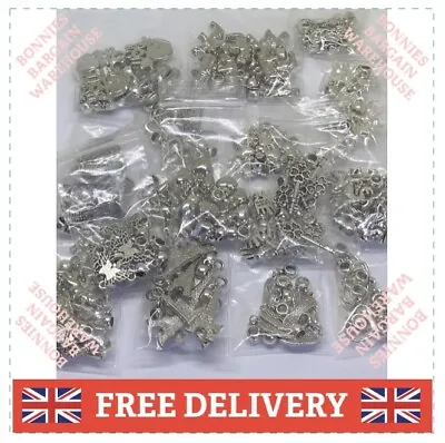 Various 10 Packs Of Pendant Charms Spacer Dangle Necklace (BUY 2 GET 1 FREE) • £3.99