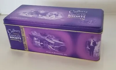 Vintage Cadbury Chocolate Biscuits Purple Tin (empty) W Henley Regatta  • $9.95