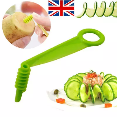 Potato Spiral Cutter Twister Kitchen Slicer Fruit & Vegetable Cutter Tools • £3.35