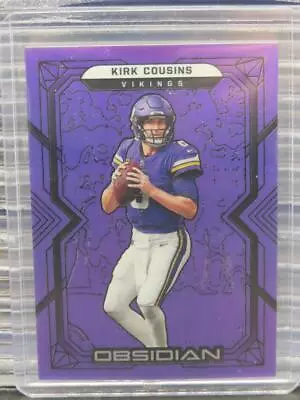 2022 Panini Obsidian Kirk Cousins Electric Etch Purple Flood #03/16 Vikings • $6.50