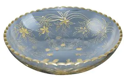 Antique Moser Gilt/engraved Crystal Bowl • $141.75