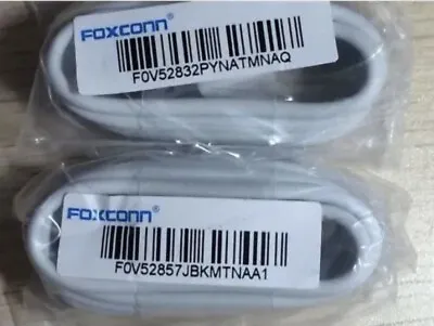 100% GENUINE ORIGINAL OFFICIAL FOXCONN IPhone X/8/7/6S/6/5S/5 Charger USB Cable • £4.99