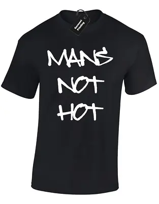 Man's Not Hot Mens T-shirt Funny Big Shaq Quick Maths Ting Goes Skraa Grime • £7.99