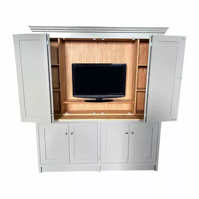 6ft Ronnie Handmade Painted Oak Welsh Kitchen TV Dresser (Solid Wood Bespoke) • £2525