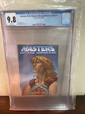 RARE! CGC 9.8 2002 Masters Of The Universe Dream Halloween Mini Comic • $449.99