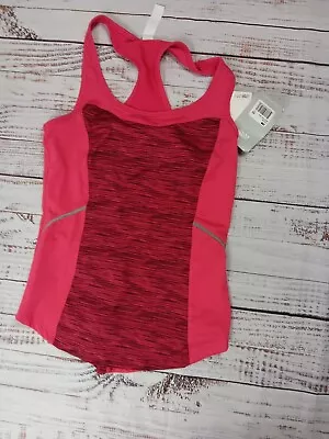 Marika Tank Top Women’s X-Small Pink Sleeveless Racerback Sleeveless Fitness • $20