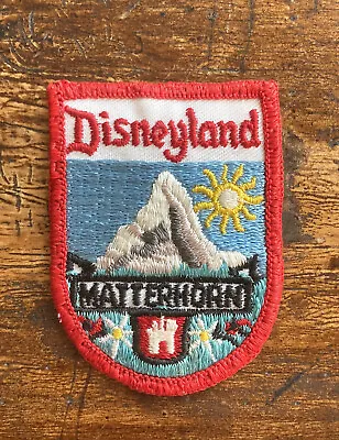 Vtg '80s RARE Disneyland MATTERHORN Yeti Bobsleds Ride Souvenir Patch 1970's! • $49.99