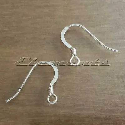 Solid .925 Sterling Silver Earring Ear Wires Fish Hooks  HIGH QUALITY SF165 • £59.99