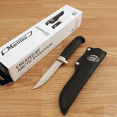 Marttiini Little Classic Fixed Knife 3.5  420 Steel Blade Black Rubber Handle • $27.29