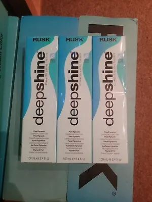 £4 • Buy Rusk Deepshine Pure Pigments Hair Colour - 1.000NC Black