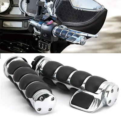 1  Chrome Throttle Hand Grips For Yamaha Virago XV 250 500 535 700 750 920 1100 • $39.99