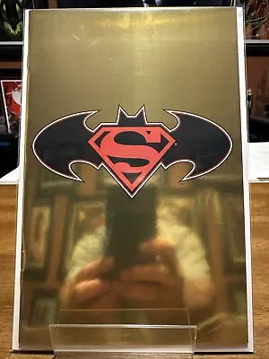 Batman Superman #1 Special Edition Btc Nycc Gold Foil Variant Ltd 1000 • $20