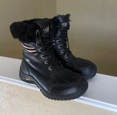 UGG Adirondack II Women's Boot Size 7- Black  Like Great Condition  • $45