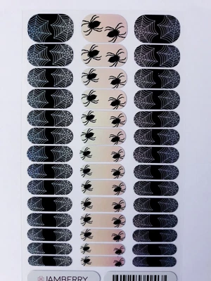 $7 • Buy Jamberry Full Sheet Creep It Real Junior Nail Wrap Retired November 2018.