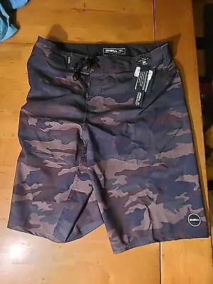 O'NEILL CAMO WEAVER BOARDSHORTS SWIM SHORTS 21  Below Knee MENS 30 RARE • $19.79