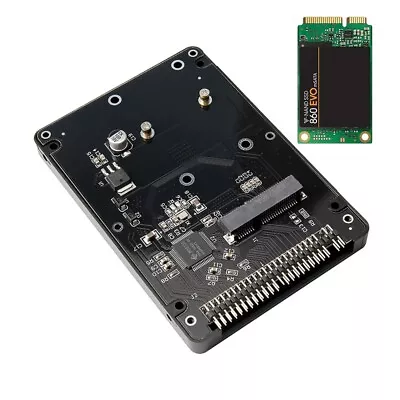 MSATA To 2.5  IDE HDD SSD MSATA To PATA Adapter Converter Card 44PIN With Case • $11.90