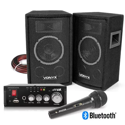 £120 • Buy SL6 Home Karaoke Party Speaker Set With Microphone,  Bluetooth MP3 Music Machine
