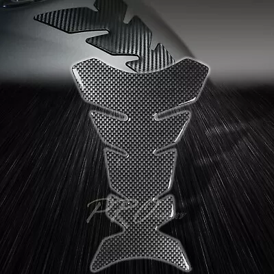 $9.88 • Buy Carbon Fiber Look Fuel/Gas Tank Pad Protector Vinyl Gel Decal/Sticker Universal