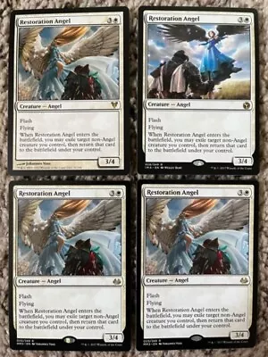 MTG- Restoration Angel X4 • $4.99