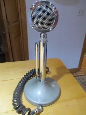 Astatic D-104 MIC Microphone Early Model G Base 4 Pin Ham CB Radio Mic Untested • $54