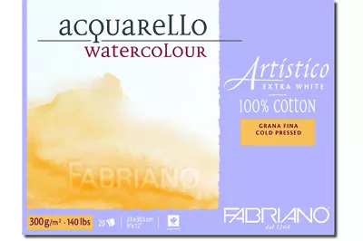 Fabriano Artistico NOT Watercolour Block - Large (35.5x51) - High White • £49.04