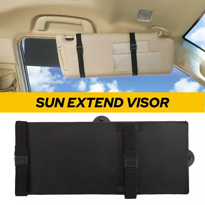 Car Sun Visor Extension Extender Shield Truck Front Side Window Shade Anti Glare • £17.69