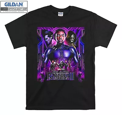 Marvel Black Panther Comic T-shirt Gift Hoodie Tshirt Men Women Unisex E877 • £11.99