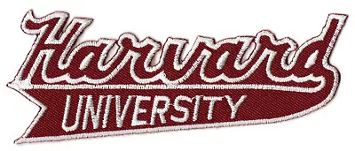$6.95 • Buy Harvard University Crimson Ncaa College Vintage 4.25  Script Logo Team Patch