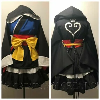 Sora Kimono Dress Cosplay Costume Kingdom Hearts Free Shipping • $65.20
