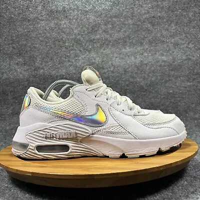Nike Air Max 90 Excee DJ6001-100 Womens Shoes Size 8 White Multicolor Sneakers • £43.38