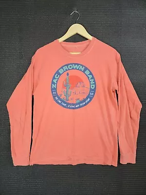 Zac Brown Band T-shirt Long-sleeve Large Concert Owl Tour 2019 • $32.18