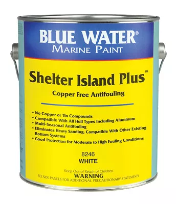 Blue Water Marine Shelter Island Plus Copper Free Ablative Black Gallon • $252.88