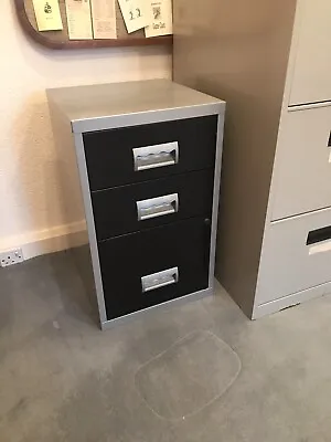 Vertical File Cabinet Lockable Metal Filling Cabinet  3 Draw Small 40 X40 X68 Cm • £80