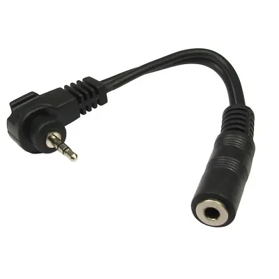 Right Angle 2.5mm Stereo Jack Plug To 3.5mm Stereo Socket Extension Adapter Lead • £4.40