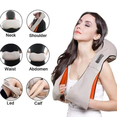 Homedics Shiatsu Neck Massager With Heat Rotating For Neck And Back Shoulder UK • £19.98