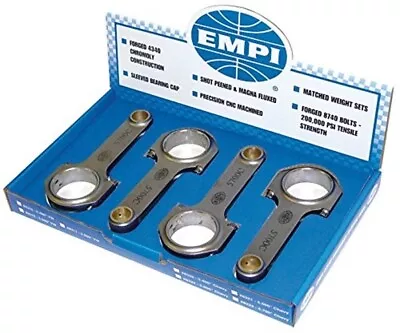 Empi H-Beam Connecting Rod Set 5.600 Inch VW Journal - 0083120 • $336.93