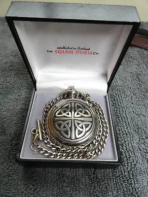 Sgian Dubh Mechanical Skeleton Pocket Watch In Original Box D/S • $69.99