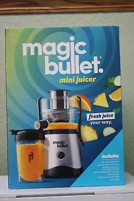 NEW UNOPENED 400 Watt Silver Magic Bullet Mini Juicer MBBX486-23 • $35.99