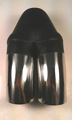 2 1/2  Twin Dump Chrome Exhaust Tip • $75.86