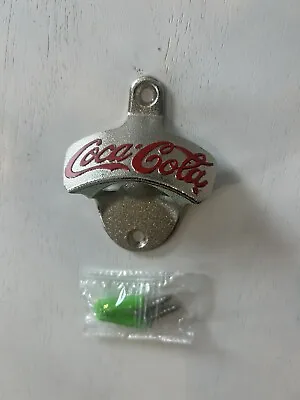 Coca-Cola Coke Wall Mounted Bottle Opener Beer Bar Merchandise Man Cave Decor • $13.50