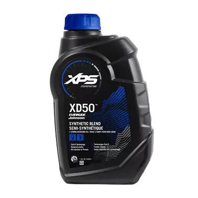 XPS Marine XD50 Outboard Synthetic Blend 2-Stroke Engine Oil 1 Quart Motor Oil • $18.99