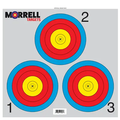 New Morrell 3 Spot Archery Target Paper Face 100 Pack • $62.99