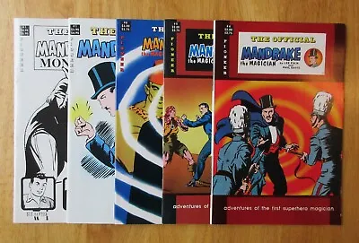 Lot Of *5* THE OFFICIAL MANDRAKE THE MAGICIAN (Pioneer Comics/1988-89) • $24.95