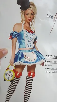 Fantasy Alice In Wonderland Sexy Woman Costume Leg Avenue 83442 • $19.97