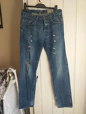 Used GC Vintage Paul Smith Red Ear Japanese Selvedge Jeans Distressed W 30 • £30