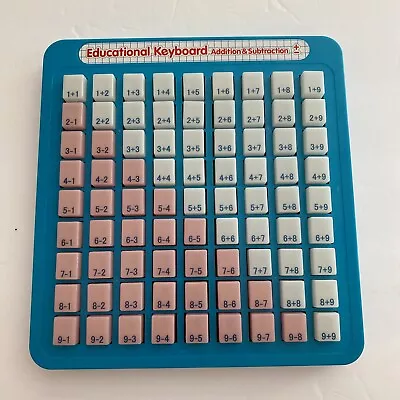 Vintage Educational Keyboard Addition Subtraction Press See Magic Math • $16.50