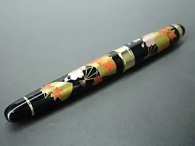 £89.65 • Buy Japanese Makie Lacquer Fountain Pen Nib/M Flower & Fun NWB