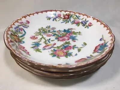 (4) Minton Scalloped Rim 'Cuckoo' 5.875 Inch COUPE CEREAL BOWL • $90