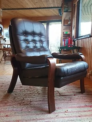 Chair Vintage Relaxing 60er Retro Easy Danish Farstrup Denmark 70s 67 • $497.10